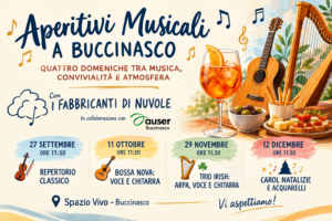 APERITIVI MUSICALI – Quattro appuntamenti tra musica, ascolto e convivialità